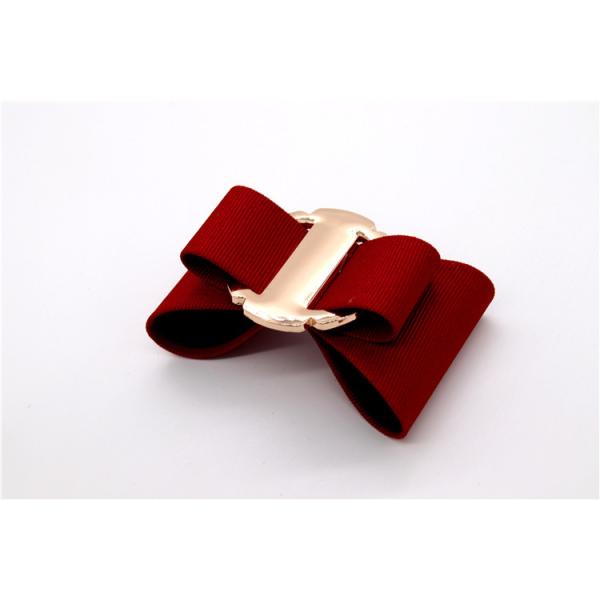 Ribbon coloured bow-tied shoe flower,Handmade footwear ornaments and flower Thread ribbon Beige ,white,black,red ,blue