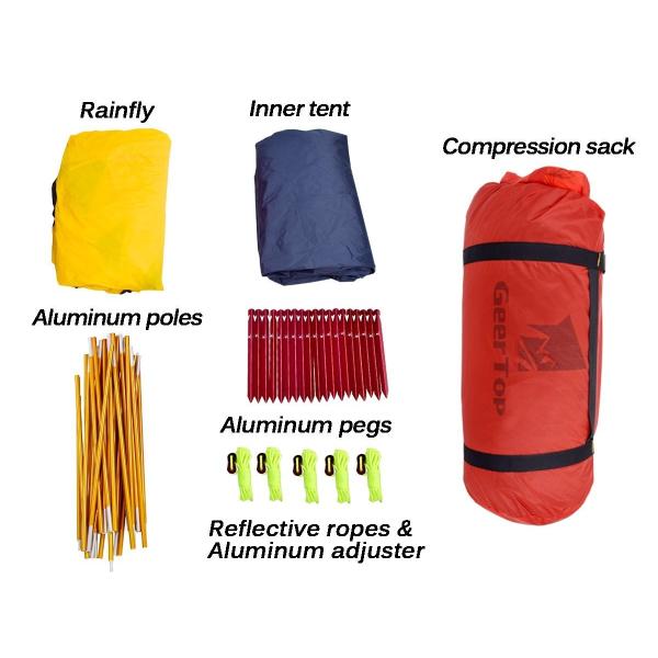 20D Nylon Ultralight Backpacking Tent