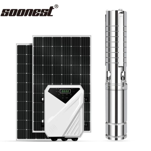 3Hp 80M Submersible Solar Water Pump Solar Water Pump Controller Mppt 30Hp Solar Pump System