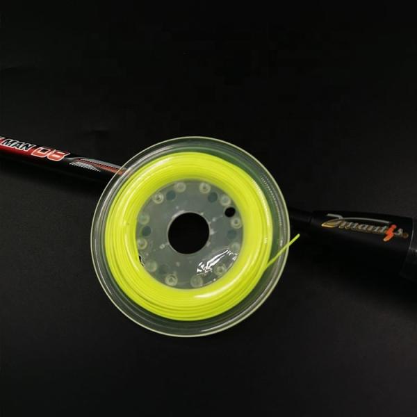 Shuttlecock Type Badminton Racquet Restring High Tension 0.75mm Elastic Badminton Bat String