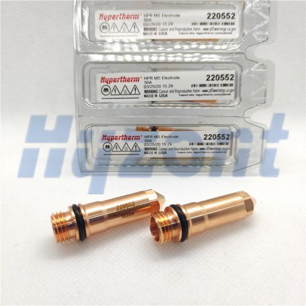 Materiais de consumo de aço suaves do plasma do elétrodo de Hypertherm 220552