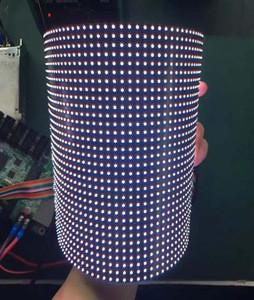 Anti Static Electricity Flexible LED Display Soft Rubber Modules Easy Front Maintenance Screen