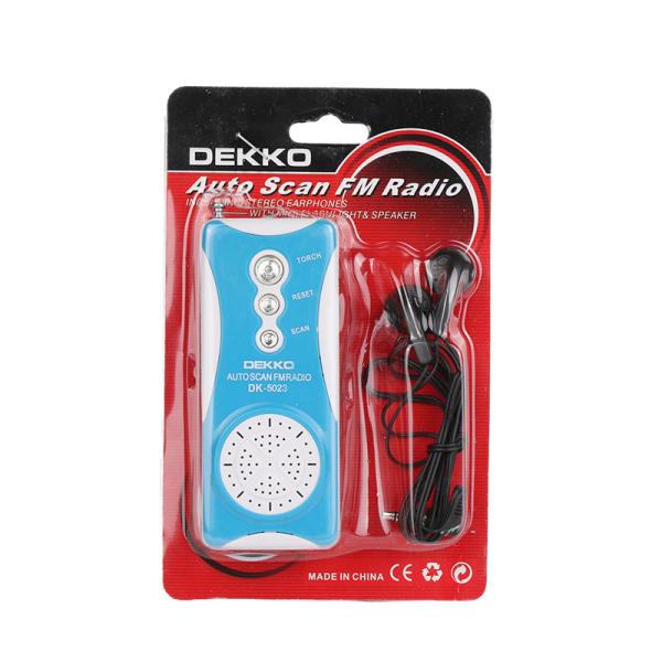 88-108MHz Frequência Rádio FM Ultralight Portátil OEM Cor Bateria Seca Potência