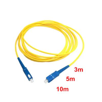 O remendo da fibra da manutenção programada do cabo de remendo do SC LC UPC de G657A2 1m 2m 3m cabografa personalizado
