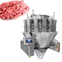 14 Tête de vis pesanteur 2,0 kW 410 kg viande de porc hachée viande fraîche pesage et emballage machine