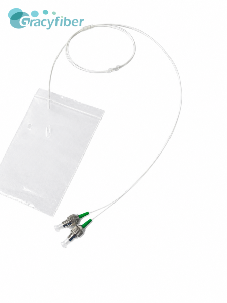 Custom Single Mode Fiber Pigtail | 0° AR Coated Capillary to FC-APC | SMF-28e 0.9mm White Tube with Number Marker | Gracyfiber