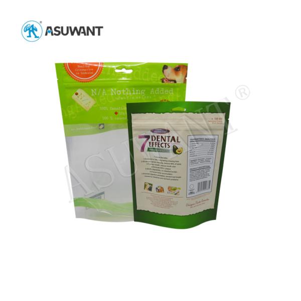 Сумка Resealable молнии стойки корма для домашних животных Mylar мешка вверх упаковывая с одним боковым окном