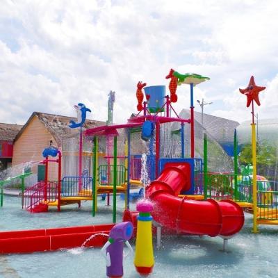 Oceanic Splash Water Playground Parque temático Equipamento 8m Baixa manutenção