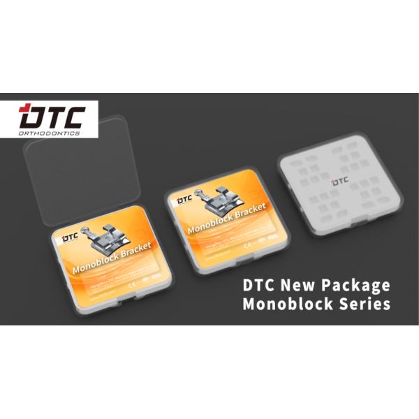 DTC Mim Monoblock Orthodontic Laser Dental Bracket MBT Roth Metal Brace with 3W/Hook