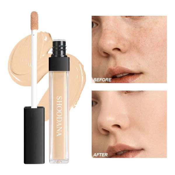 High Definition Natural Mineral Dark Lasting Waterproof Full Coverage Liquid Concealer Moisturizer Matte for Face Makeup