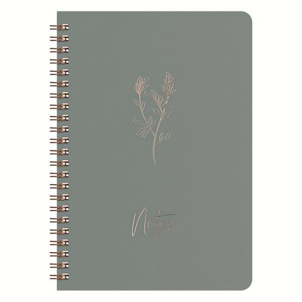 Cahiers à spirale publicitaires à rabat latéral de couleur unie, blocs-notes de poche portables pour une utilisation en déplacement