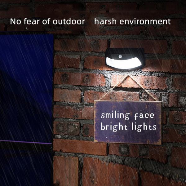 Outdoor Courtyard Waterproof Lighting Led Light Control Solar Wall Light for Garden