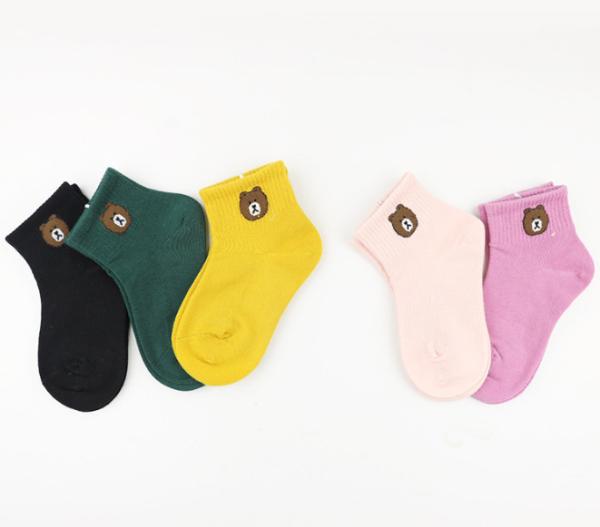 Sweat Absorbent Kids Colorful Socks Keep Warm With Cotton / Nylon / Spandex Material