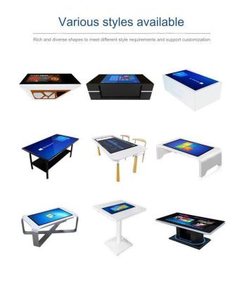 Smart LCD Advertising Multi Touch Screen Table Display Monitor 240V