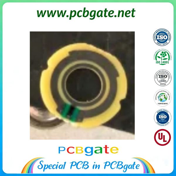 Small precision angular displacement sensor diaphragm pcb carbon ink carbon oil pcb circuit board pcb Linearity accuracy up to 0.3