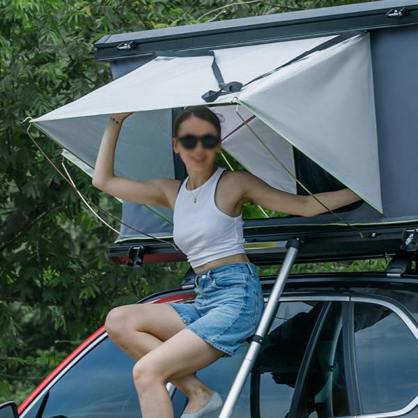 76kg Aluminum Pop Up Roof Tent for Car Camping Durable Easy to Set Up