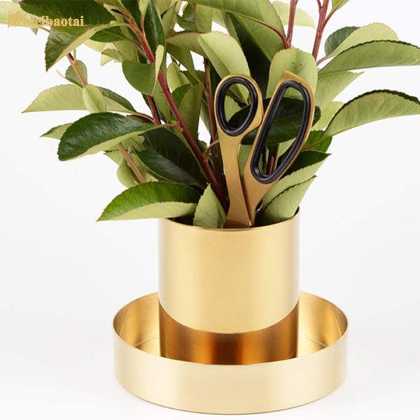 Potenciômetro de flor de aço inoxidável da fabricação de metal do ODM com o filme do PVC 100micron