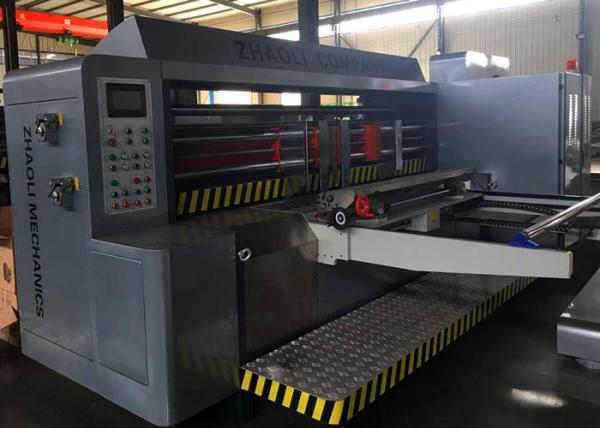 Corrugated Carton Rotary Slotter Machine / Carton Box Machine With Fast Speed
