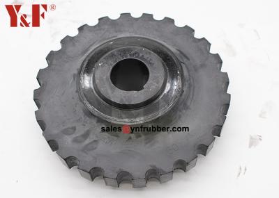 Black Rubber Flex Coupling Fittings Industrial Rubber Shaft Coupling