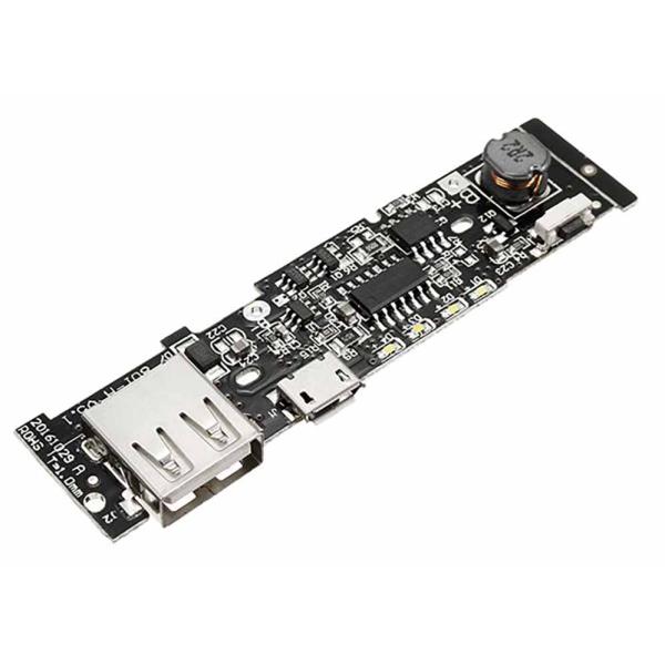 OEM 0.5oz Prototype Circuit Board Assembly 5V 2A Power Bank Charger Module 2A Dual USB 0.8mm