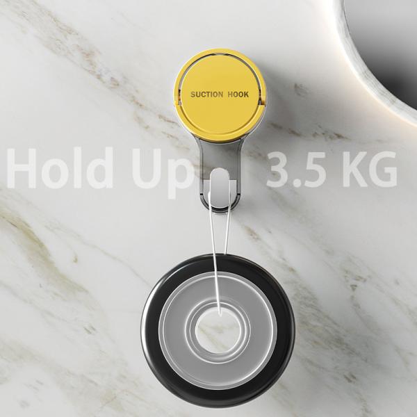 ZASA New Arrive White Yellow Green Vacuum Cup Hook