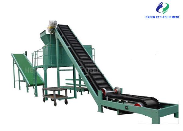 High Inclination Angle Industrial Belt Conveyor Heat Resisting Anti Corrosive