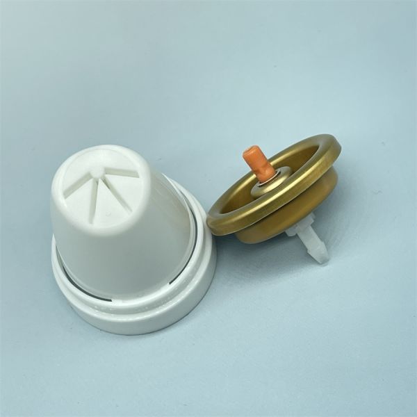 Durable Hair Mousse Inverted Aluminum Valve for Cosmetic Brands with Anti-Corrosion Coating