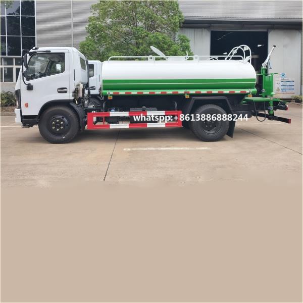 Single Row 5000 -6000 Liters Sprinkler Truck   Water Tanker Street Flusher