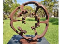 Esculptura de aço corten