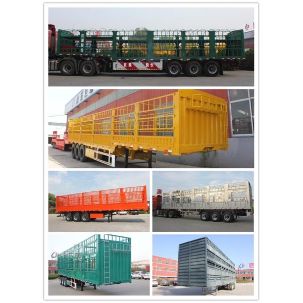 Стальные полугрузовые прицепы для перевозки грузовых грузов животных и овощей