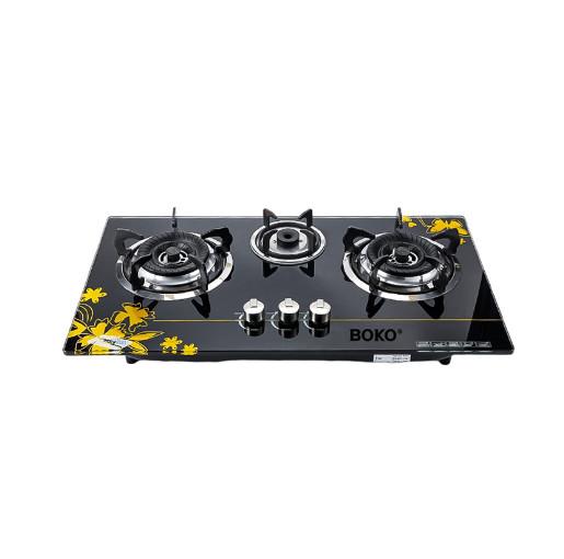 Manufacturer's direct sales gas stoves, household large firepower three eye embedded natural gas stoves, liquefied gas