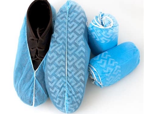 Cleanroom Orange Shoe Covers