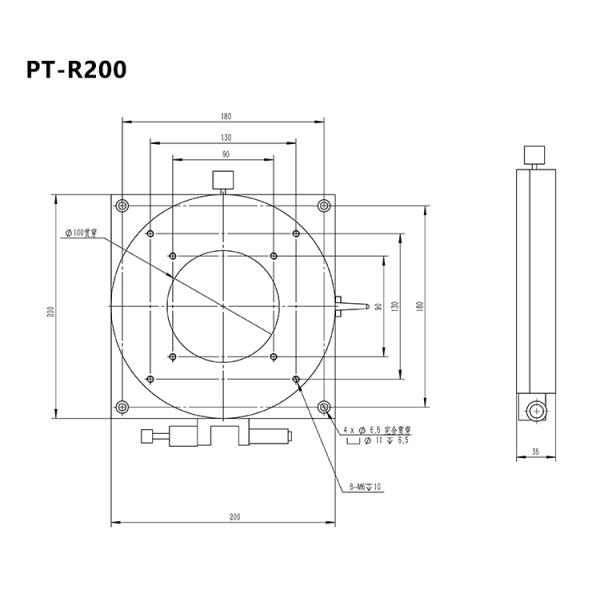 Turntable полости этапа быстрого руководства регулировки роторный