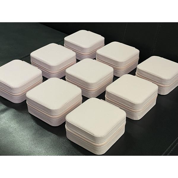 Pink Travel jewelry box organizer jewelry box women gift Pu jewelry box