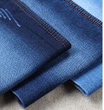 11.5 oz 55% Cotton 45% Polyester Black Black Denim Jeans Fabric