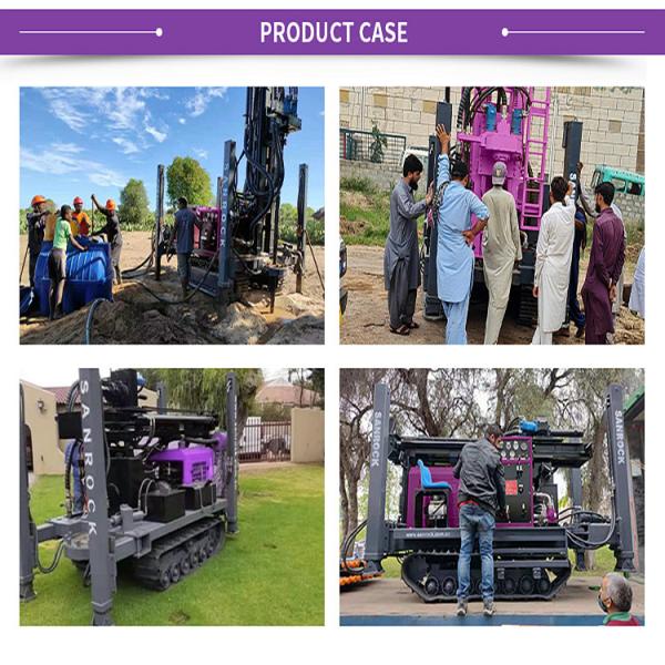 Буровые установки воды глубины скважины 300m буровой установки водяной скважины Crawler гидравлические для продажи