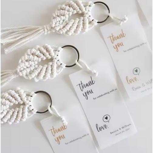 Customized Luxury Hangtag Labels Matte Hot Stamping Business Card Tag Paper