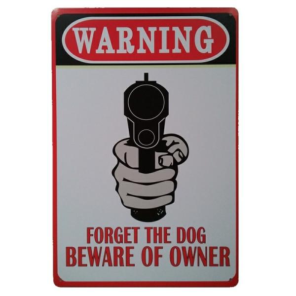 Indoor Outdoor Warning Signs Home Decoration Tin Signs Vintage Effect Design Signs