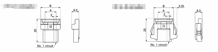 PALR-08VF 8 Position 2.0mm Pitch Connector Housing PA Series Receptacle Crimp Termination Positive Lock Compact Design 3A Rating 100V AC for Wire-to-Board Applications