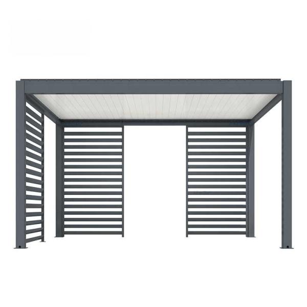 Patio Flipping Louver Pavilion Garden Villa Upscale Awning Aluminum Alloy Pavilion Sunshade