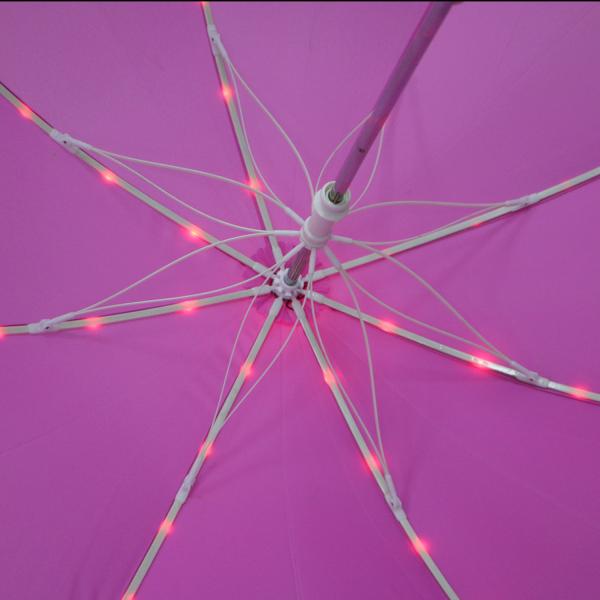 19 Inch Pink Childrens Folding Umbrella , Manual Open Personalized Kids Umbrella