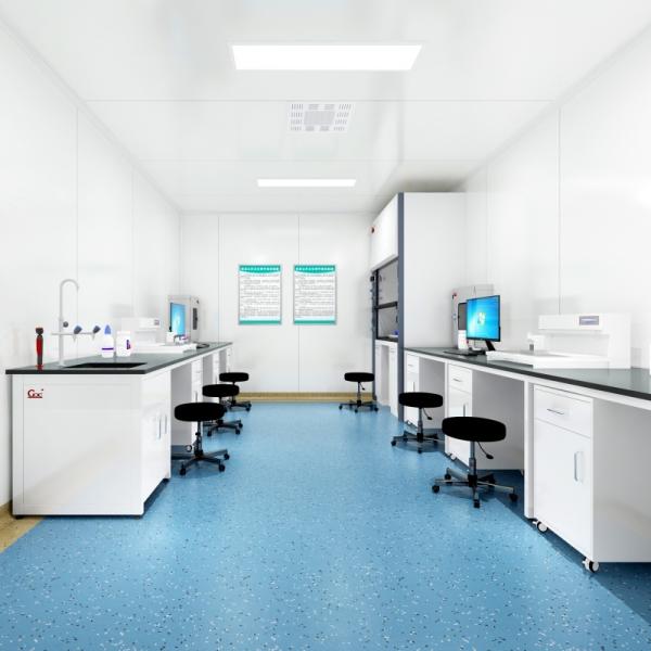 ISO 14644 Classe 8 Salle blanche modulaire, atelier GMP, pathologie