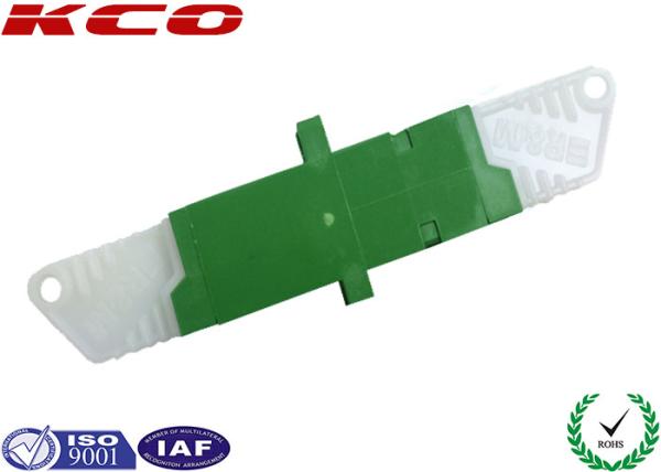 E2000 APC Fiber Optic Adapters , Optical Cable Coupler SM High Reliability