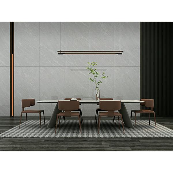 900x1800mm Polished Glazed Porcelain Tile Grey Anti-Slip Indoor
