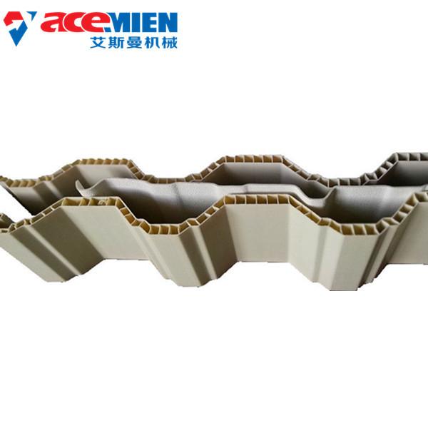 PVC Corrugated Roof Sheet Making Machine Hollow Wave Tile Roof Co - Extrusion Mould