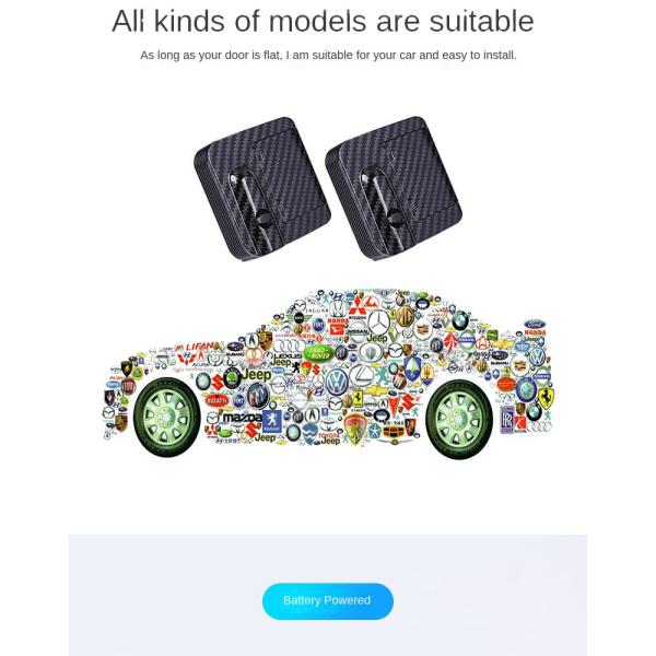 Customize Logo Welcome Light Universal Car Fitment Accessory for Static Personalized