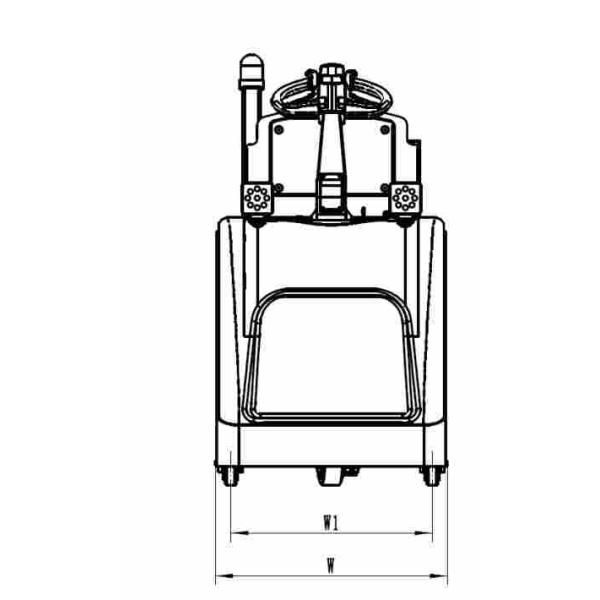 3ton 6ton Tow Tractor on Electric Ride Model with The Electromagnetic Brake System