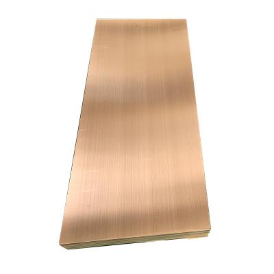 O moinho de placa de cobre feito sob encomenda da folha de bronze lustrou 5mm densamente 2500mm