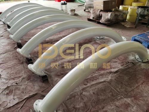 Heat Resistance Alumina Ceramic Pipe Ceramic Lined Steel Composite Pipe