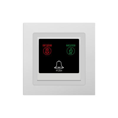Metal material Electric Door Bell Switch DND MUR  for Smart Hotel